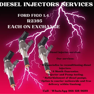 Ford Figo 1.4 Diesel Injectors For Sale On Exchange Or To Recon