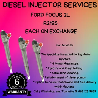 Ford Focus 2l Diesel Injectors For Sale On Exchange With Warranty