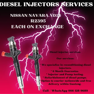 Nissan Navara Yd25 Diesel Injectors For Sale On Exchange With Warranty