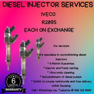 Iveco Diesel Injectors For Sale On Exchange With Warranty