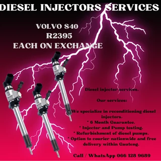 Volvo S40 Diesel Injectors For Sale On Exchange Or To Recon