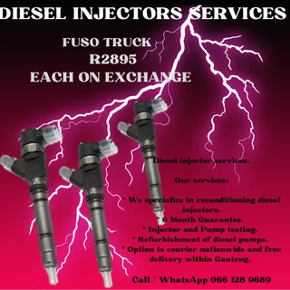 Fuso Truck Diesel Injectors For Sale On Exchange Or To Recon