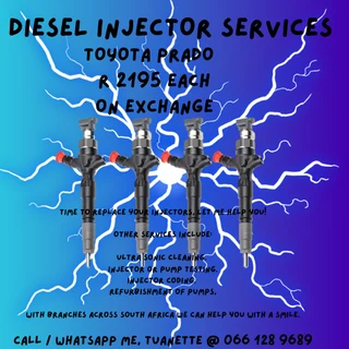 Toyota Prado Diesel Injectors For Sale On Exchange Or To Recon