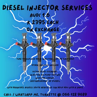 Audi 1.6 Diesel Injectors For Sale On Exchange Or To Recon
