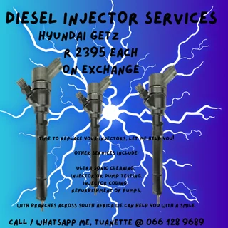 Hyundai Getz Diesel Injectors For Sale On Exchange Or To Recon