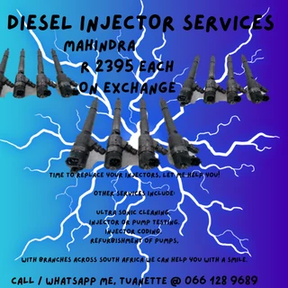 Mahindra Diesel Injectors For Sale On Exchange Or To Recon