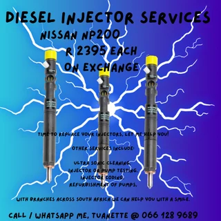Nissan Np200 Diesel Injectors For Sale On Exchange Or To Recon