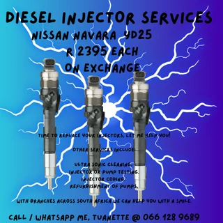 Nissan Navara Yd25 Diesel Injectors For Sale On Exchange Or To Recon