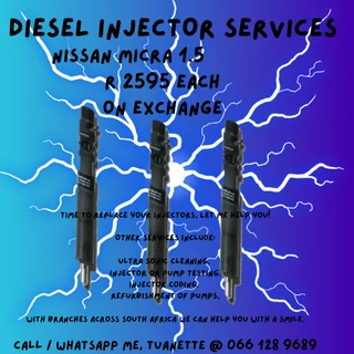 Nissan Micra 1.5 Diesel Injectors For Sale On Exchange Or To Recon