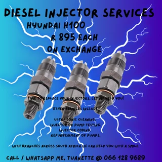 Hyundai H100 Diesel Injectors For Sale On Exchange Or To Recon