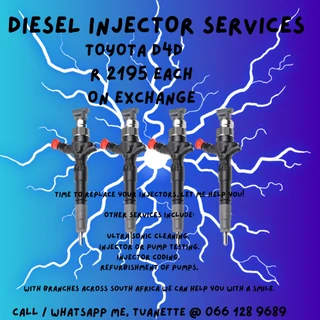 Toyota D4d Diesel Injectors For Sale On Exchange