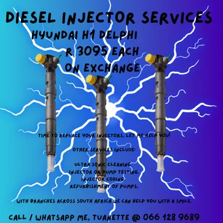 Hyundai H1 Delphi Diesel Injectors For Sale On Exchange