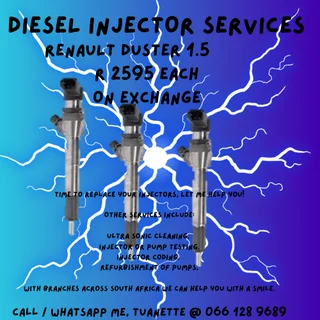 Renault Duster 1.5 Diesel Injectors For Sale On Exchange