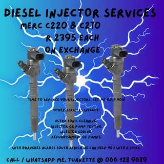 Mercedes C220 & C270 Bosch Diesel Injectors For Sale On Exchange