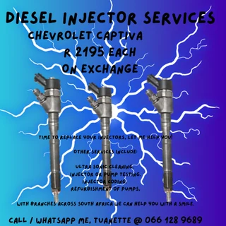 Chevrolet Captiva Bosch Diesel Injectors For Sale On Exchange