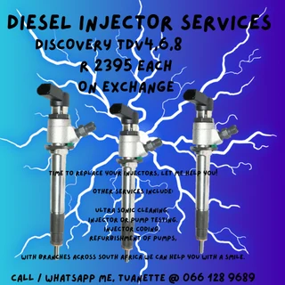 Discovery Tdv4,tdv6,tdv8 Diesel Injectors For Sale On Exchange