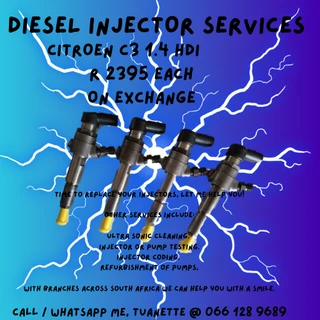 Citroen C3 1.4 Hdi Diesel Injectors For Sale On Exchange