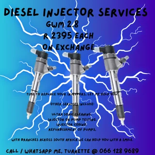 Gwm 2.8 Diesel Injectors For Sale On Exchange