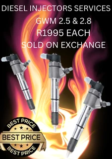 Gwm 2.5 &amp; 2.8 Diesel Injectors For Sale On Exchange