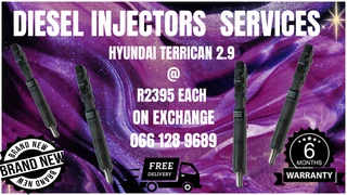 Hyundai Terrican N2.9 Diesel Injectors For Sale On Exchange