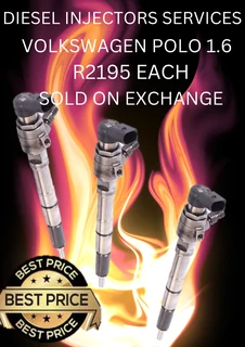 Volkswagen Polo 1.6 Diesel  Injectors For Sale On Exchange Or To Recon