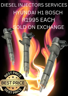 Hyundai H1 Bosch Diesel Injectors For Sale On Exchange Or To Recon