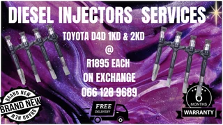 Toyota D4d 1kd & 2kd Diesel Injectors For Sale On Exchange