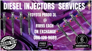Toyota Prado 3l Diesel Injectors For Sale On Exchange