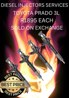 Toyota Prado 3l Diesel Injectors For Sale On Exchange Or To Recon