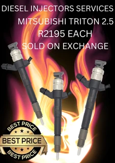 Mitsubishi Triton 2.5 Diesel Injectors For Sale On Exchange Or To Recon