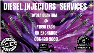 Toyota Quantum Diesel Injectors For Sale On Exchange