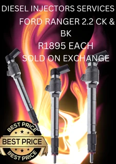 Ford Ranger 2.2 Ck &amp; Bk Diesel Injectors For Sale On Exchange