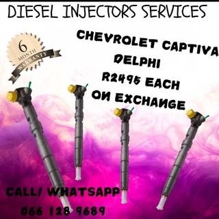 Chevrolet Captiva Delphi Diesel Injectors For Sale On Exchange Or To Recon