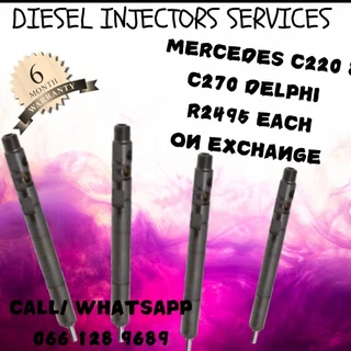 Mercedes C220 & C270 Delphi Diesel Injectors For Sale On Exchange Or To Recon
