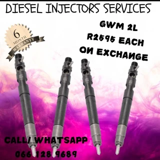 Gwm 2l Diesel Injectors For Sale On Exchange Or To Recon