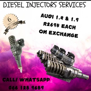 Audi 1.4 & 1.9 Diesel Injectors For Sale On Exchange Or To Recon