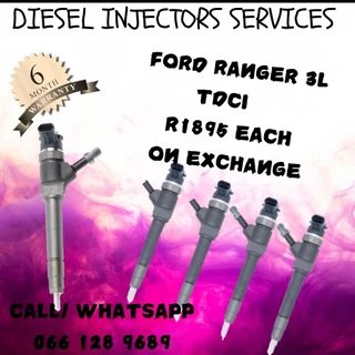 Ford Ranger 3l Tdci Diesel Injectors For Sale On Exchange Or To Recon