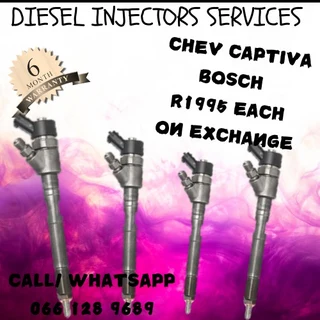 Chevrolet Captiva Bosch Diesel Injectors For Sale On Exchange Or To Recon
