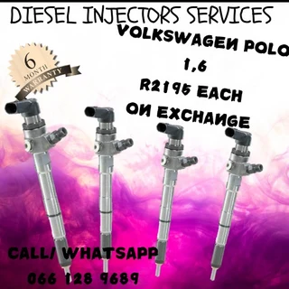 Volkswagen Polo 1.6 Diesel Injectors For Sale On Exchange Or To Recon