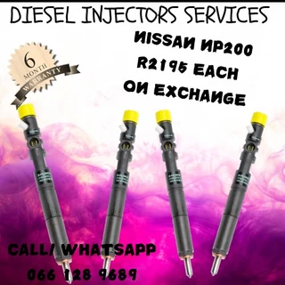 Nissan Np 200 Diesel Injectors For Sale On Exchange Or To Recon