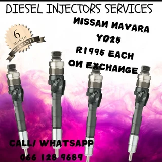 Nissan Navara Yd25 Diesel Injectors For Sale On Exchange Or To Recon