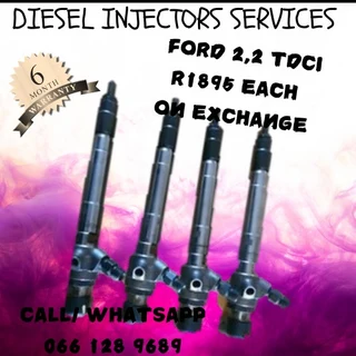 Ford 2.2 Tdci Diesel Injectors For Sale On Exchange Or To Recon