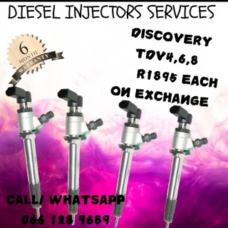 Discovery Tdv4,6,8 Diesel Injectors For Sale On Exchange Or To Recon