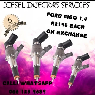 Ford Figo 1.4 Diesel Injectors For Sale On Exchange Or To Recon