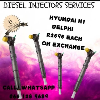 Hyundai H1 Delphi Diesel Injectors For Sale On Exchange Or To Recon