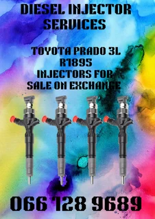 Toyota Prado 3l Diesel Injectors For Sale On Exchange Or To Recon