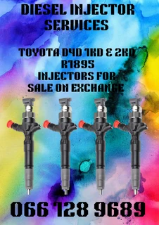 Toyota 1kd & 2kd Diesel Injectors For Sale On Exchange Or To Recon