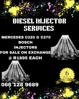 Mercedes C220 & C270 Bosch Diesel Injectors For Sale On Exchange Or To Recon