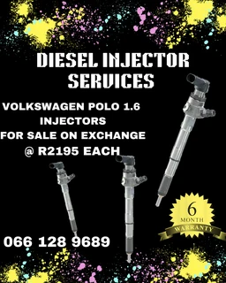 Volkswagen Polo 1.6 Diesel Injectors For Sale On Exchange Or To Recon