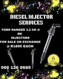 Ford Ranger 3.2 Ck & Bk Diesel Injectors For Sale On Exchange Or To Recon